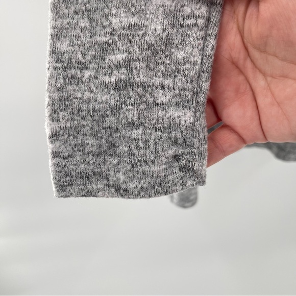 La La Land Heathered Gray Long Sleeve Tunic Top Dress Size Small - Picture 7 of 8